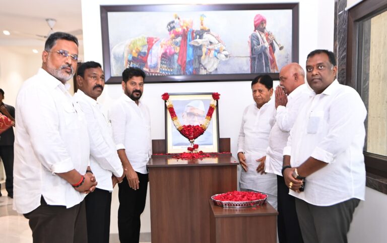 CM Revanth's tribute