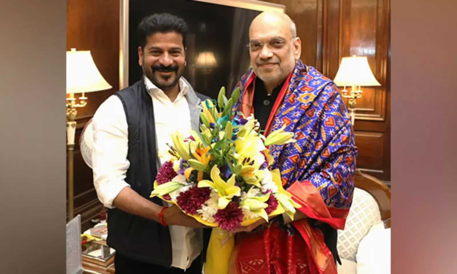 CM Revanth Reddy invites Union Ministers Amit Shah, Gajendra Singh Shekawat, Kishan Reddy and Sanjay