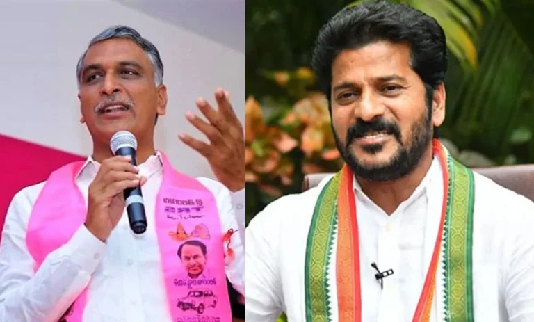 Former minister Harish Rao fire on CM